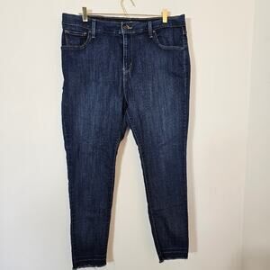 Levi's 721 Dark Wash Skinny Jeans Size 18W